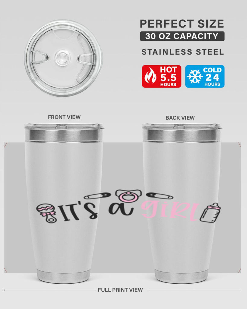 Its A Girl Style 78#- baby- tumbler