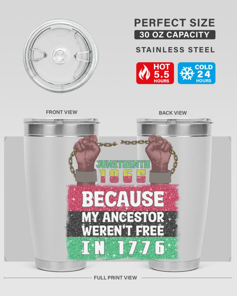 Juneteenth 1865 Ancestor 4#- Juneteenth- tumbler