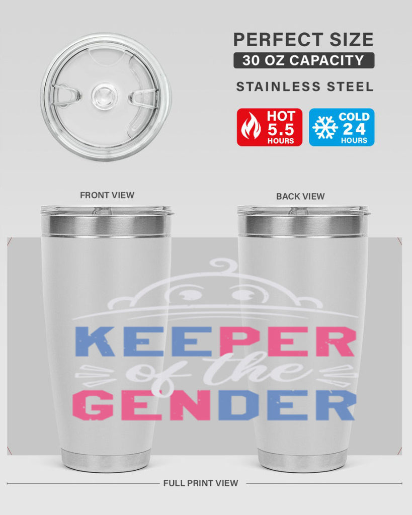Keeper of the gender Style 31#- baby shower- tumbler