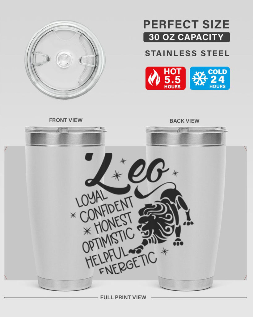 Leo 282#- zodiac- Tumbler