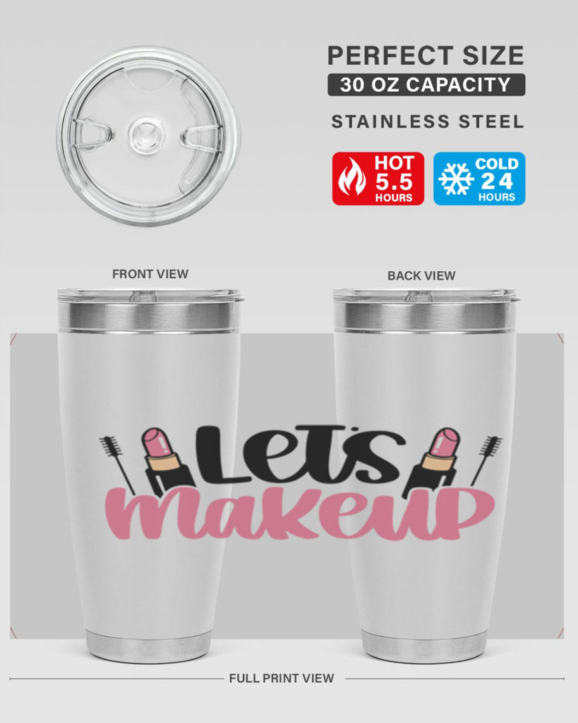Let∩s Makeup Style 62#- make up- Tumbler