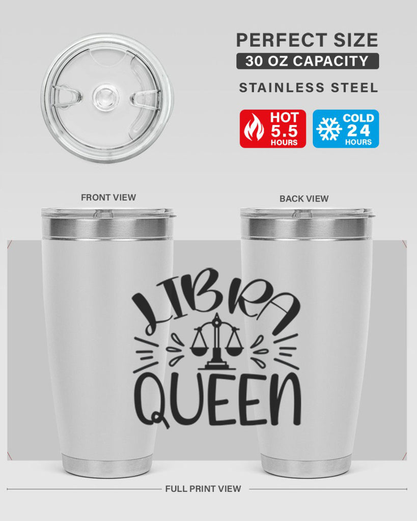 Libra queen 328#- zodiac- Tumbler