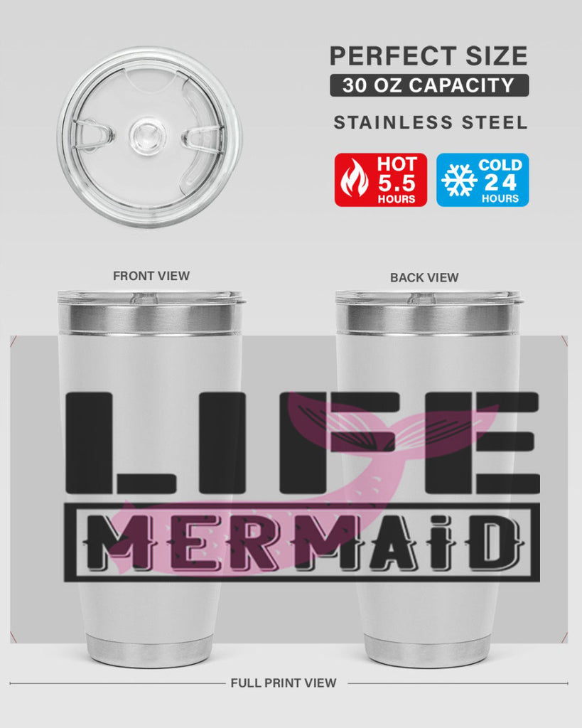 Life mermaid 303#- mermaid- Tumbler