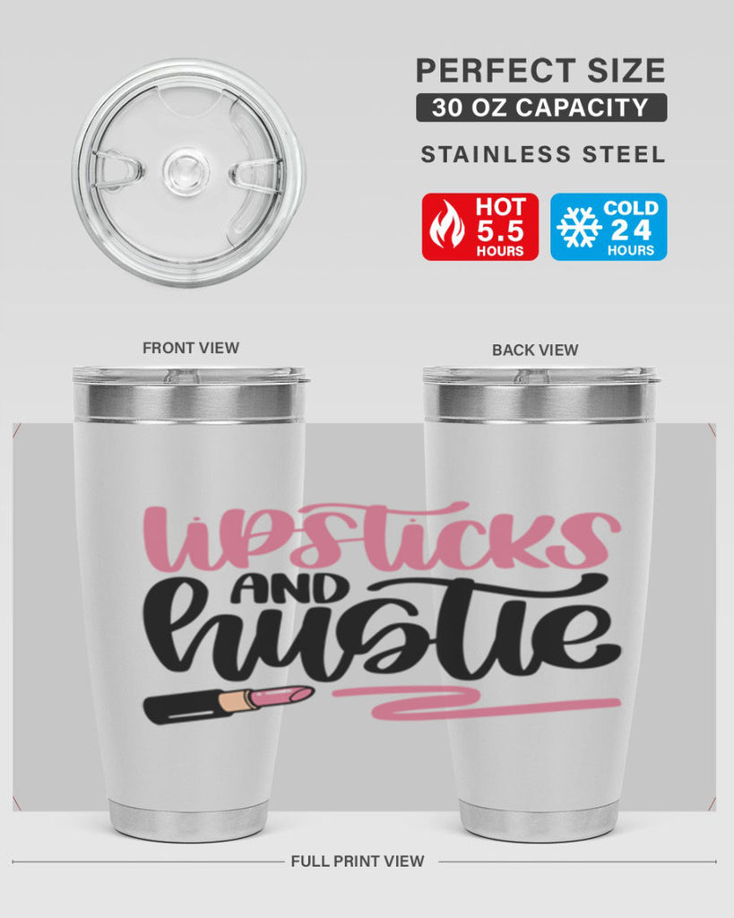 Lipstick And Hustie Style 58#- make up- Tumbler