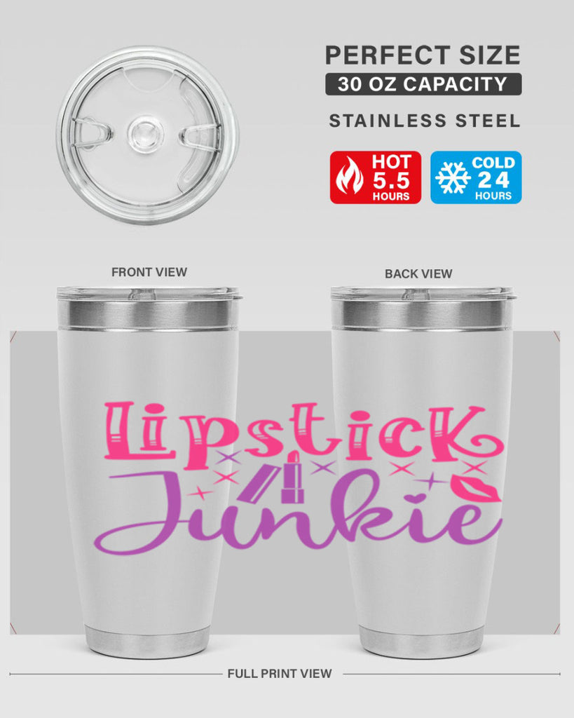 Lipstick Junkie Style 228#- make up- Tumbler