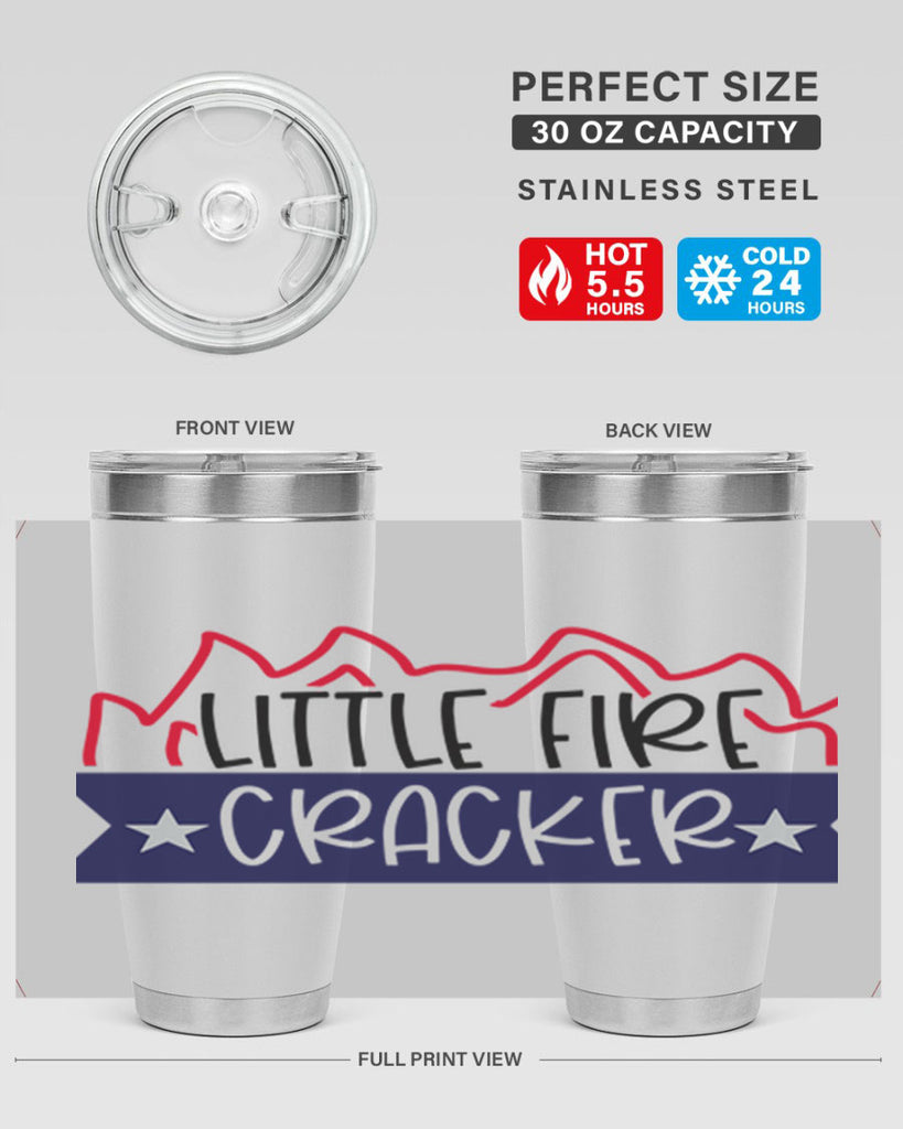 Little Fire Cracker Style 161#- Fourt Of July- Tumbler