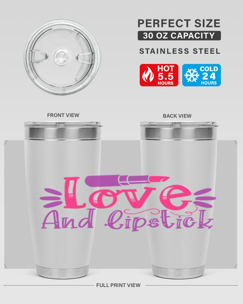 Love And Lipstick Style 225#- make up- Tumbler