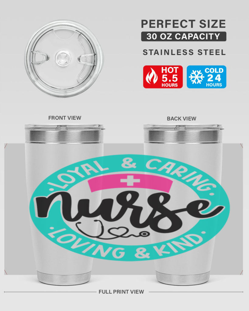 Loyal Caring Nurse Loving Kind Style Style 133#- nurse- tumbler