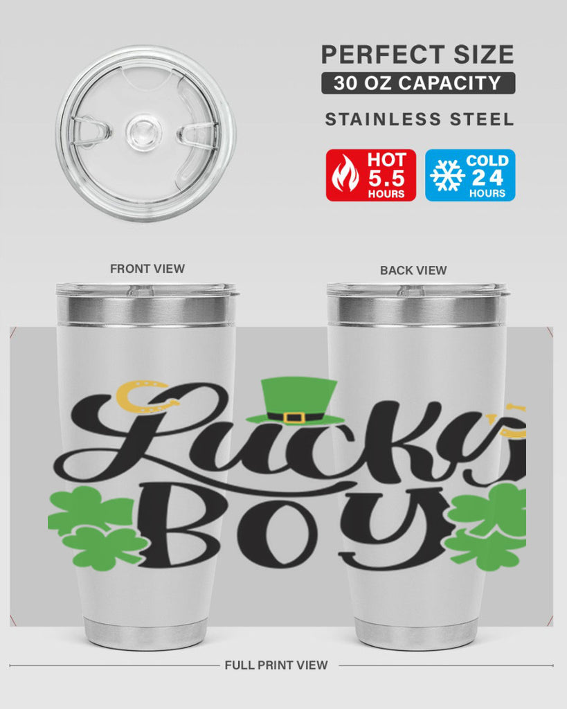 Lucky Boy Style 59#- St Patricks Day- Tumbler