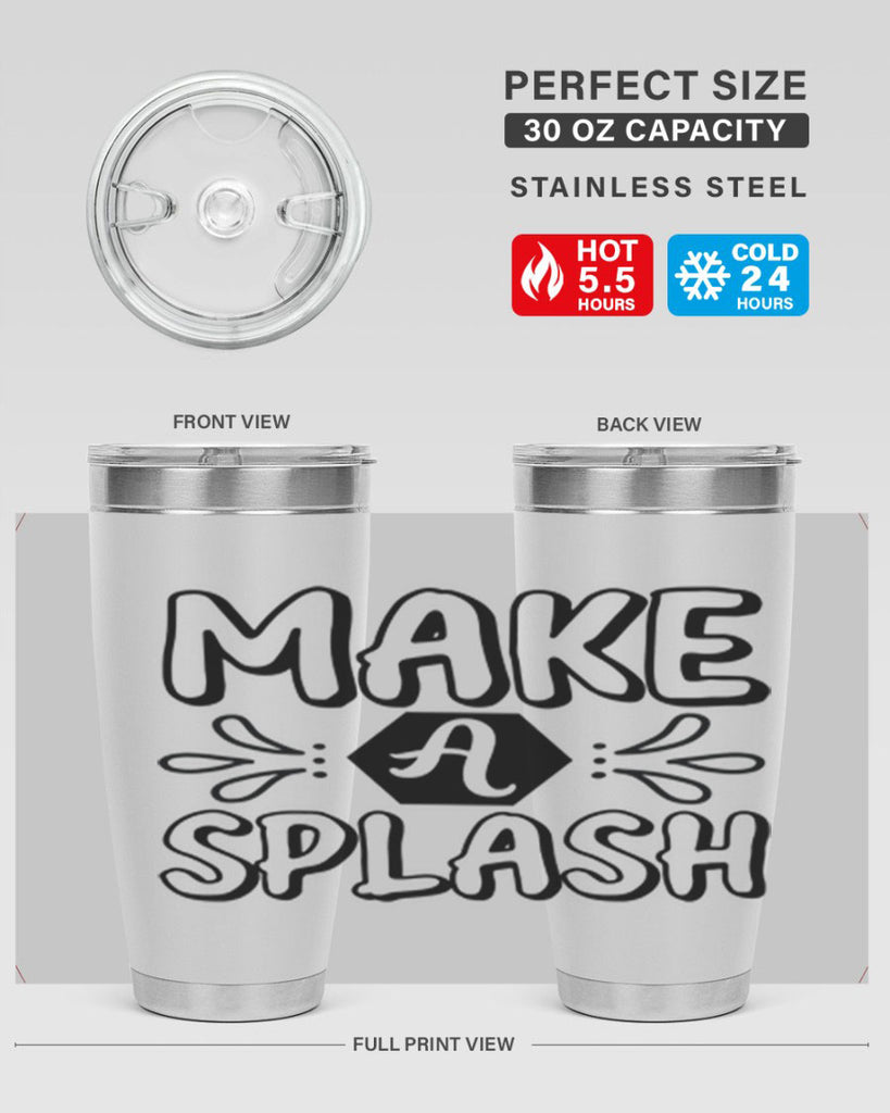 Make a splash 310#- mermaid- Tumbler