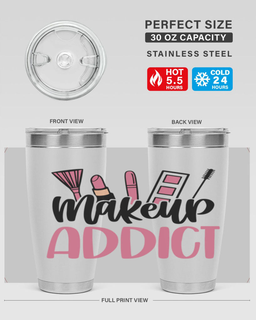 Makeup Addict Style 55#- make up- Tumbler