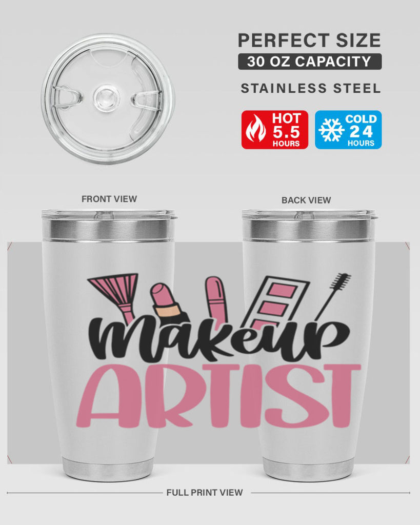 Makeup Artist Style 52#- make up- Tumbler