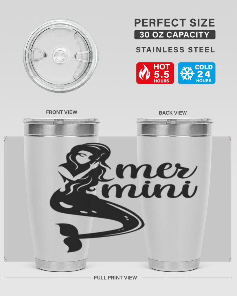 Mer mini 352#- mermaid- Tumbler