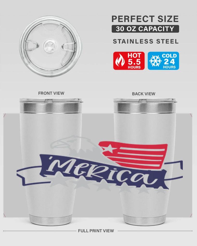 Merica Style 136#- Fourt Of July- Tumbler