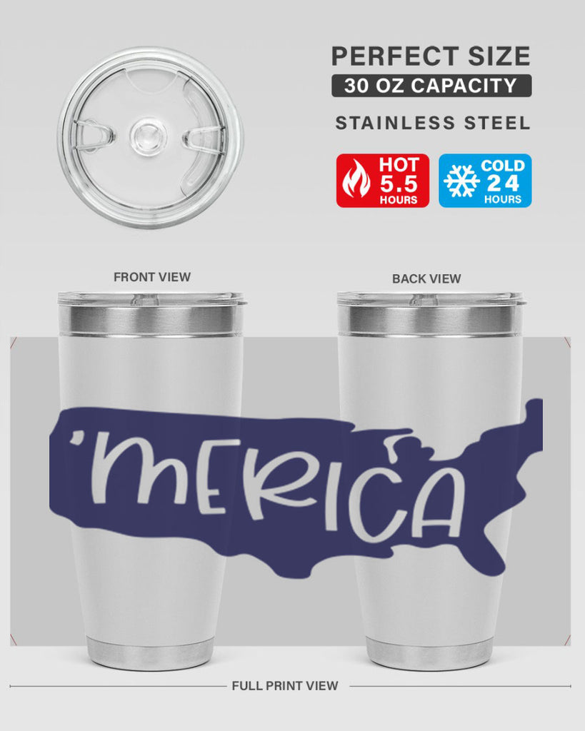 Merica Style 137#- Fourt Of July- Tumbler