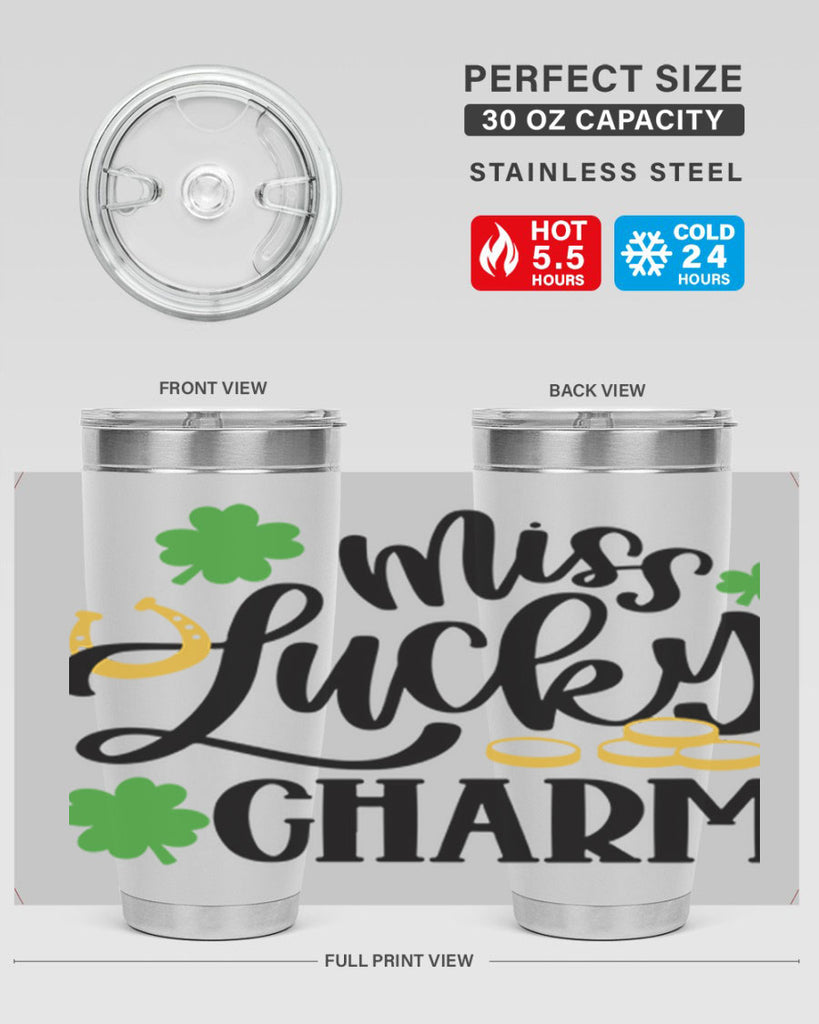 Miss Lucky Charm Style 47#- St Patricks Day- Tumbler