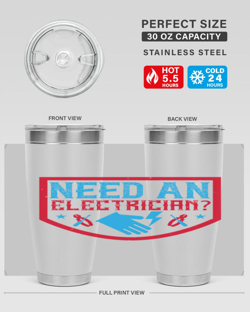 Need an electrician Style 23#- electrician- tumbler