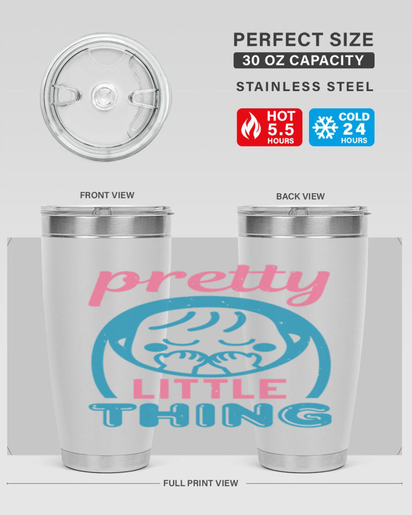 Pretty little Thing Style 19#- baby shower- tumbler