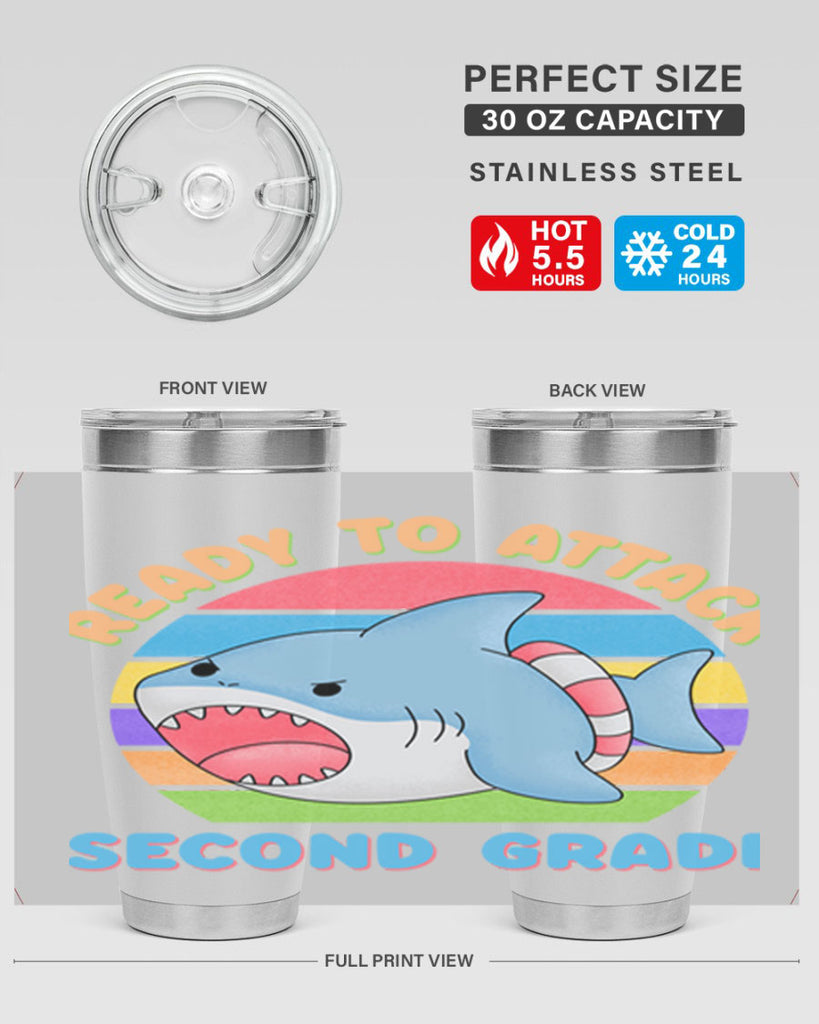 Ready to Attack 2nd Grade 19#- second grade- Tumbler