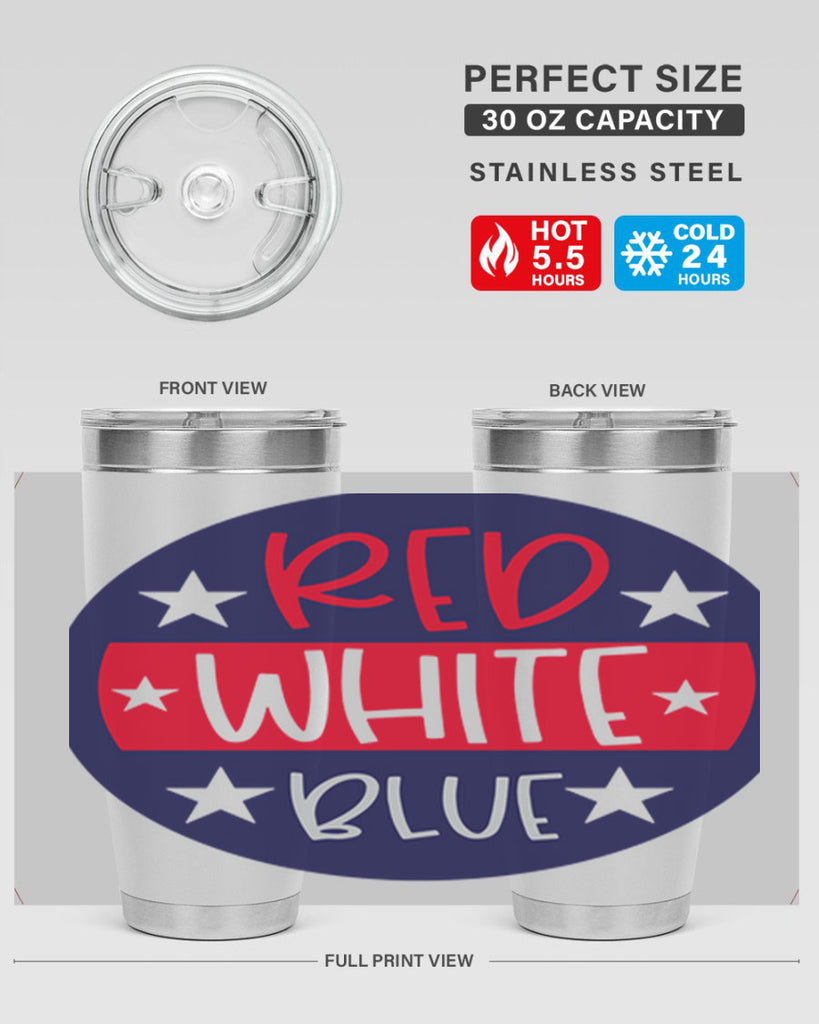 Red White Blue Style 170#- Fourt Of July- Tumbler