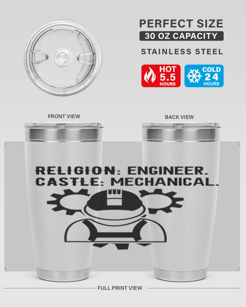 Religion Style 5#- engineer- tumbler