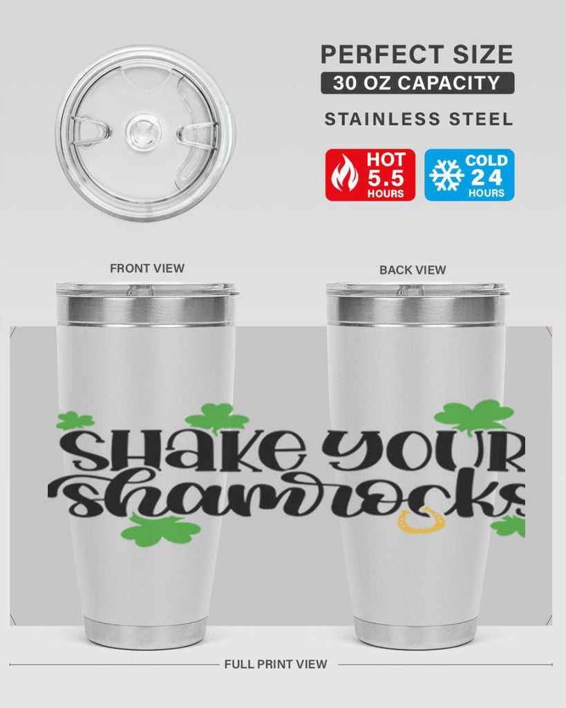 Shake Your Shamrocks Style 32#- St Patricks Day- Tumbler
