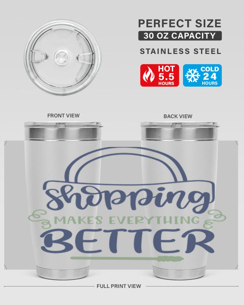 Shopping Makes Everything Better 144#- fashion- Cotton Tank