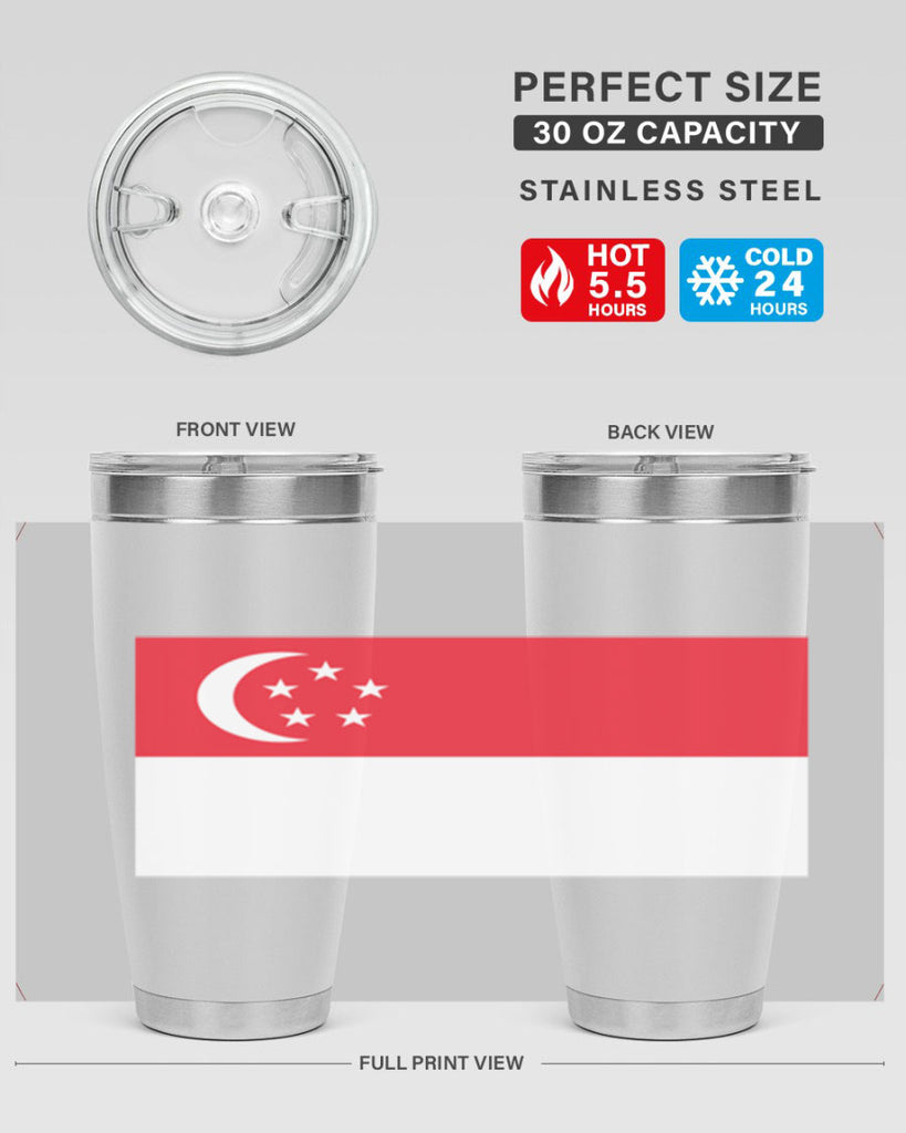 Singapore 41#- world flags- Tumbler