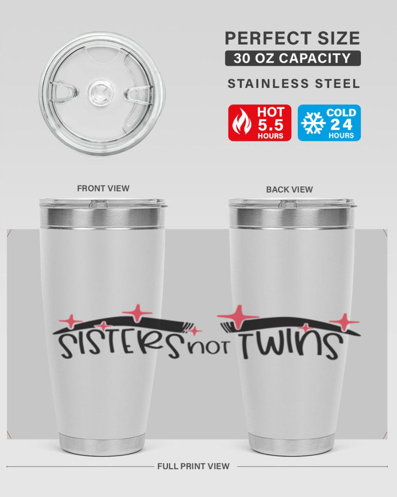 Sisters Not Twins Style 22#- make up- Tumbler