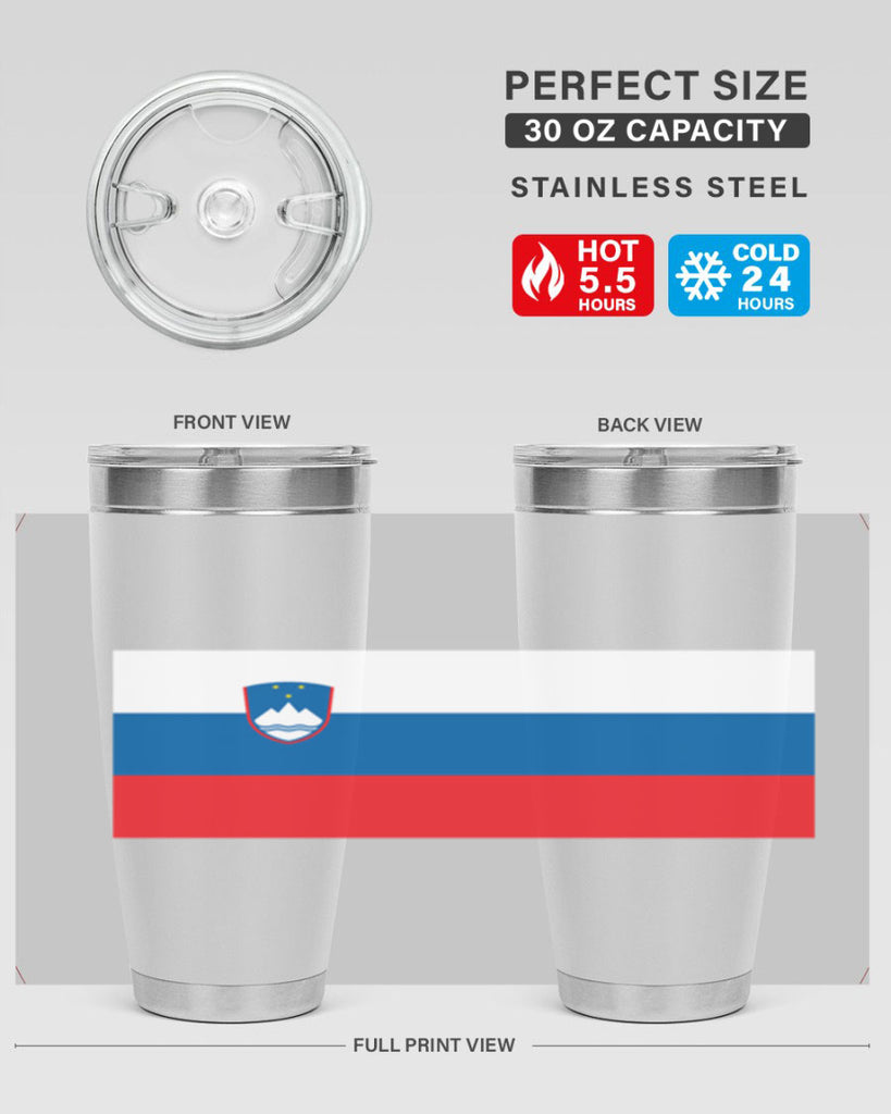 Slovenia 39#- world flags- Tumbler