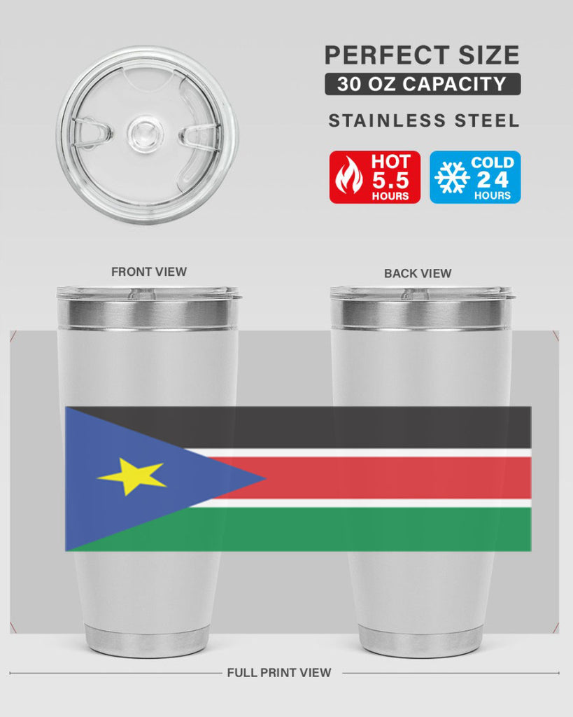 South Sudan 34#- world flags- Tumbler