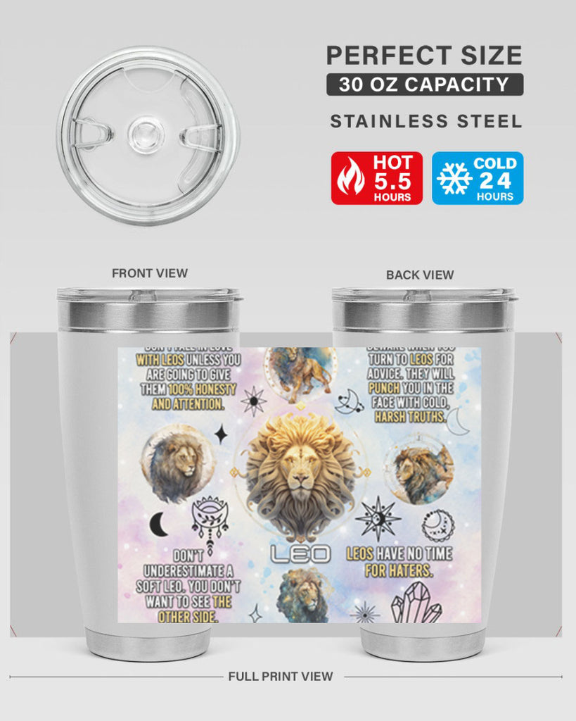 StraightLeo 473#- zodiac- Tumbler