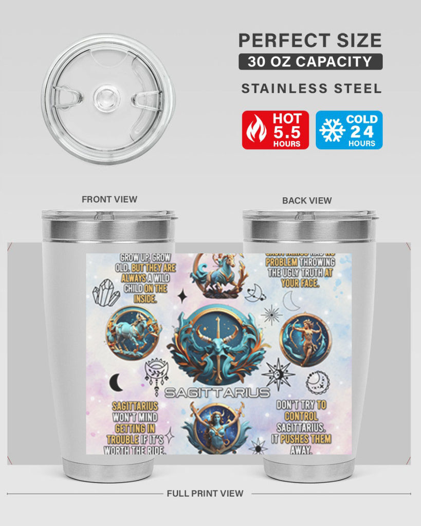 StraightSaggitarius 476#- zodiac- Tumbler