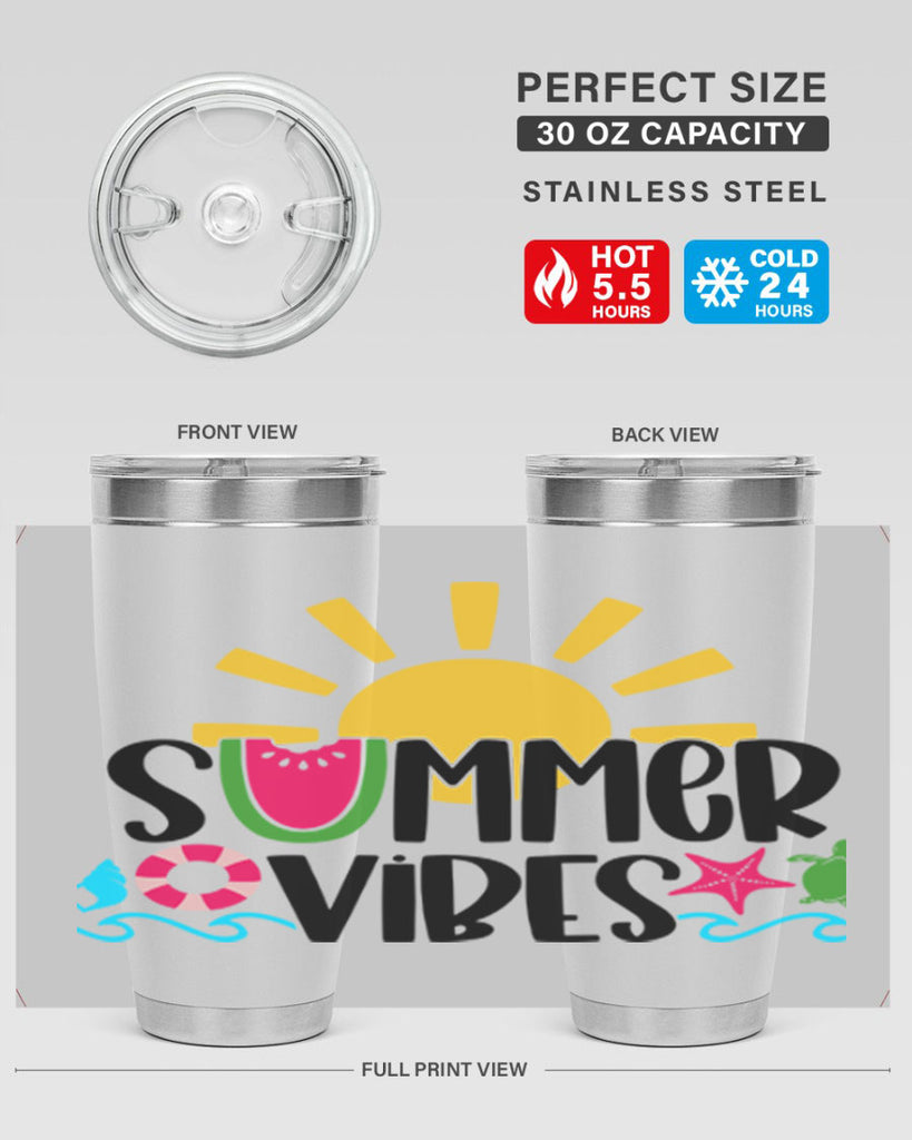 Summer Vibes Style 19#- summer- Tumbler