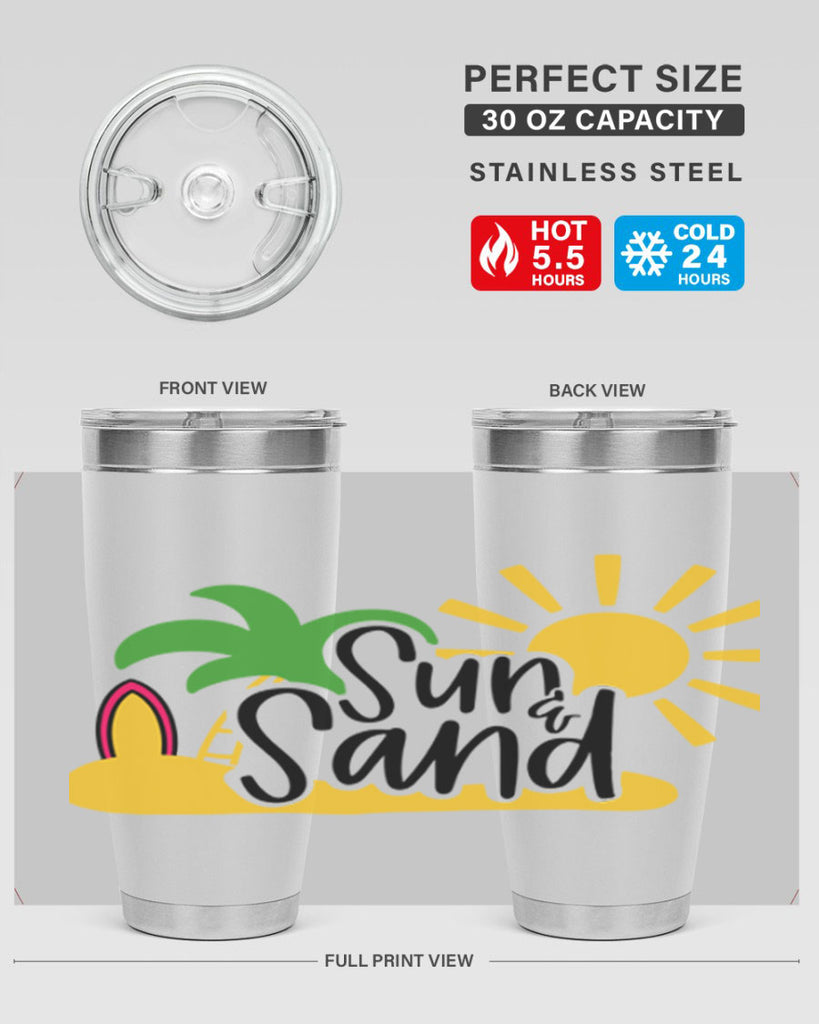 Sun Sand Style 17#- summer- Tumbler