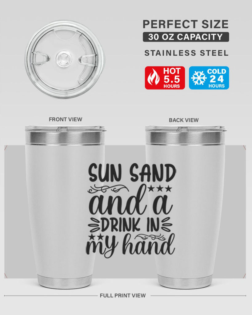 Sunsandandadrink 482#- zodiac- Tumbler