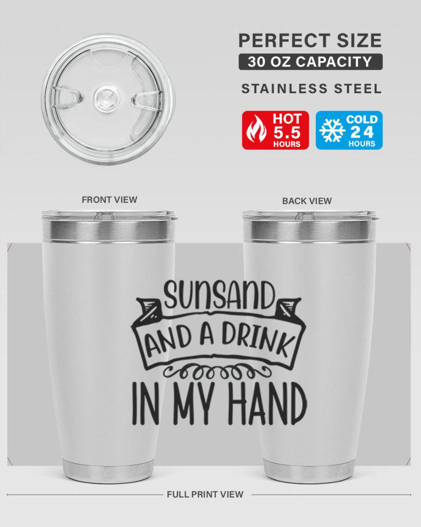 Sunsandandadrinkin 483#- zodiac- Tumbler