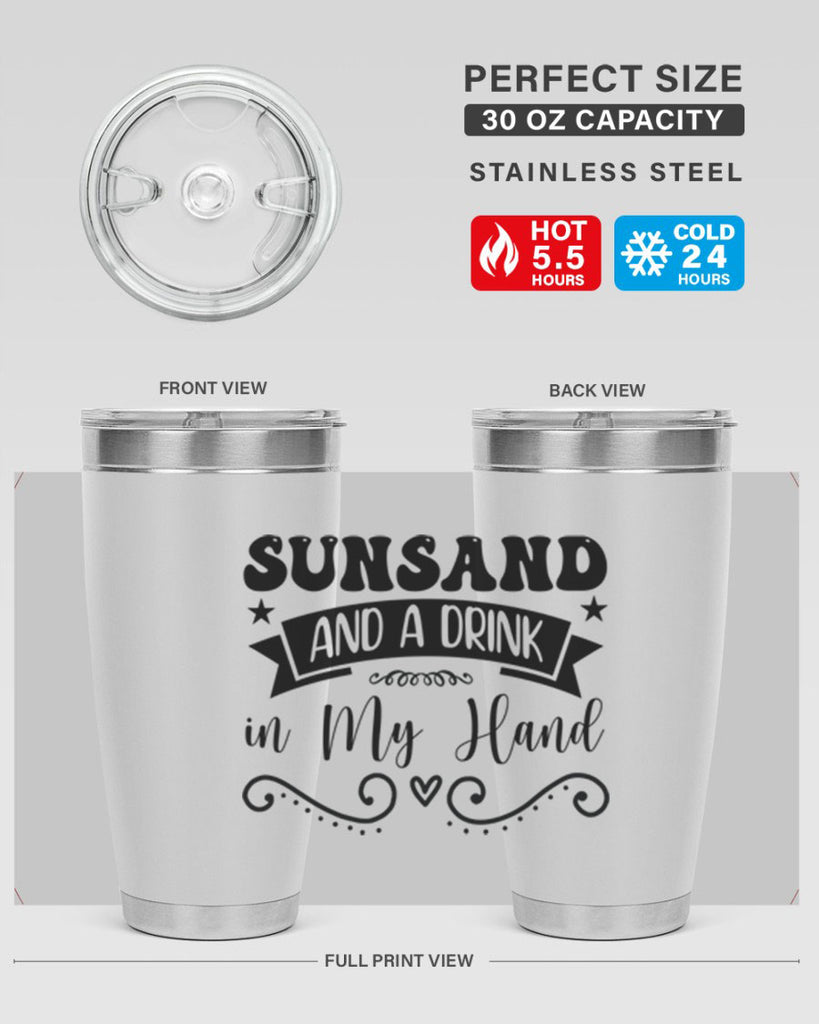 Sunsandandadrinkin 484#- zodiac- Tumbler