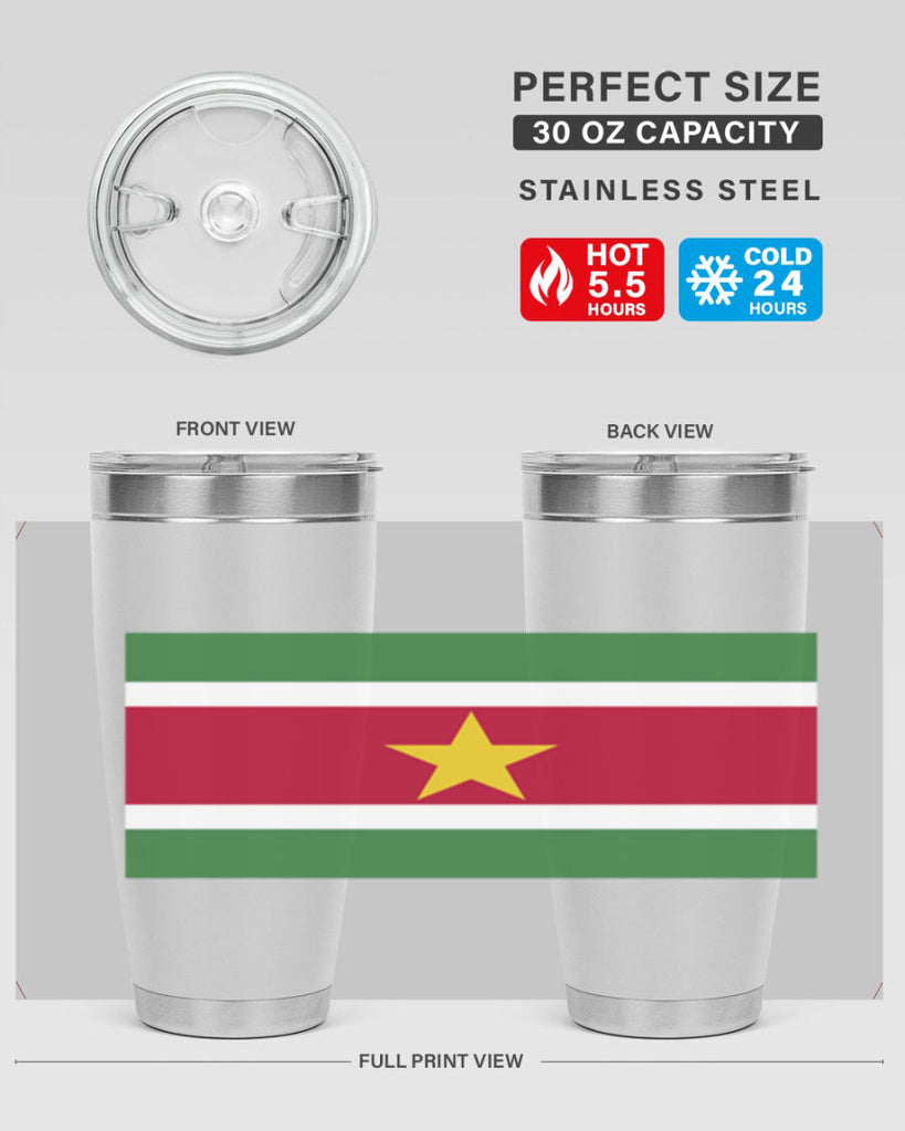 Suriname 30#- world flags- Tumbler
