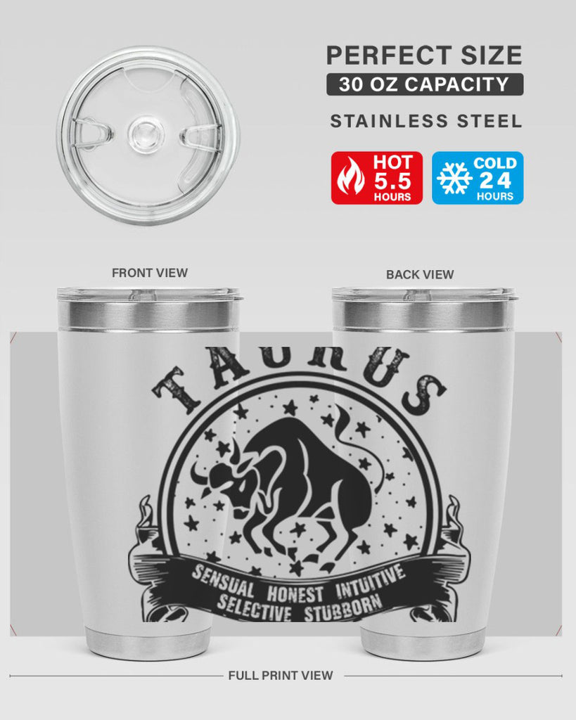 Taurus 5#- zodiac- Tumbler