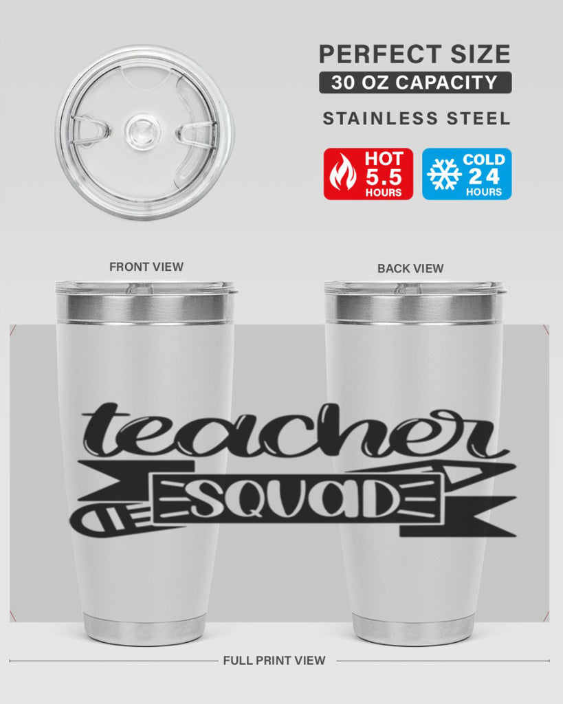 Teacher Squad Style 48#- teacher- tumbler