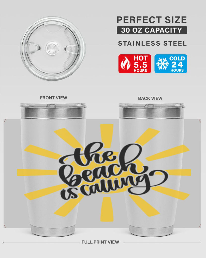 The Beachy Is Calling Style 10#- summer- Tumbler