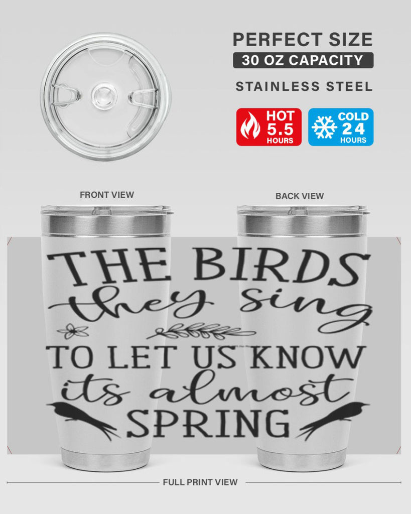 The birds they sing to 543#- spring- Tumbler