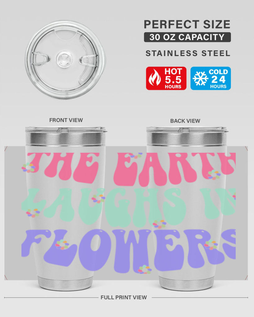 The earth laughs in flowers 532#- spring- Tumbler