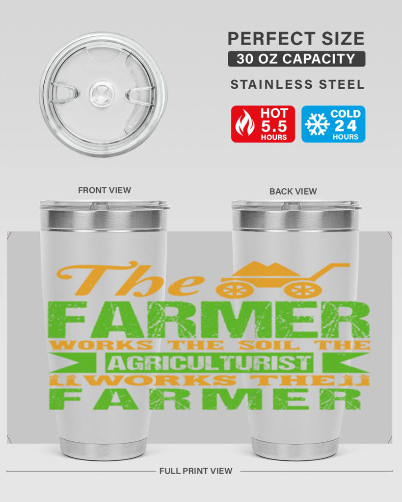The farmers work the soil 33#- farming and gardening- Tumbler