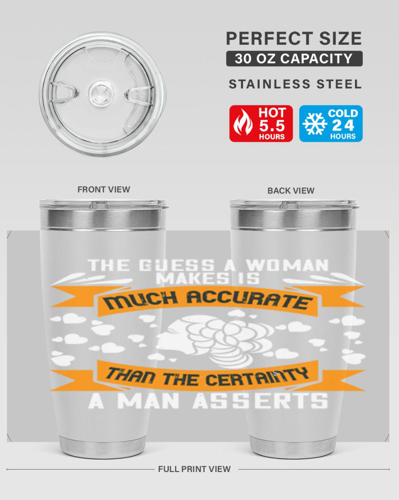 The guess a woman makes is much accurate Style 31#- womens day- Tumbler
