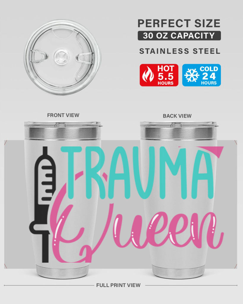 Trauma Queen Style Style 12#- nurse- tumbler