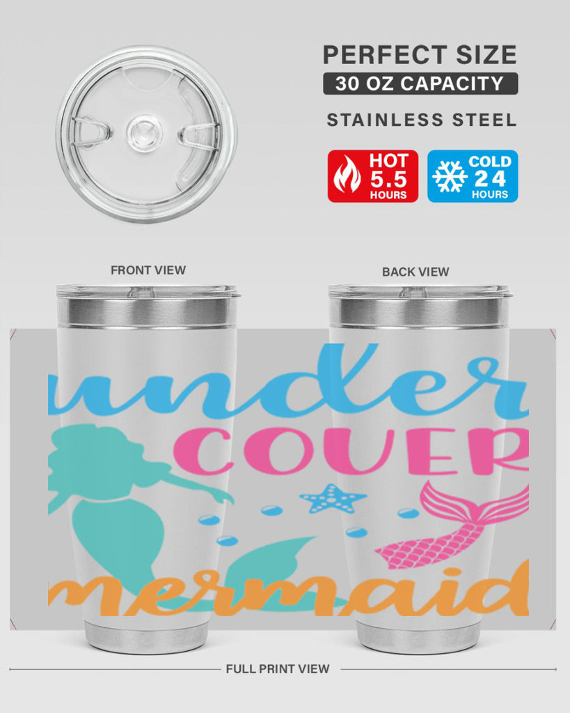 Under Cover Mermaid Design 654#- mermaid- Tumbler