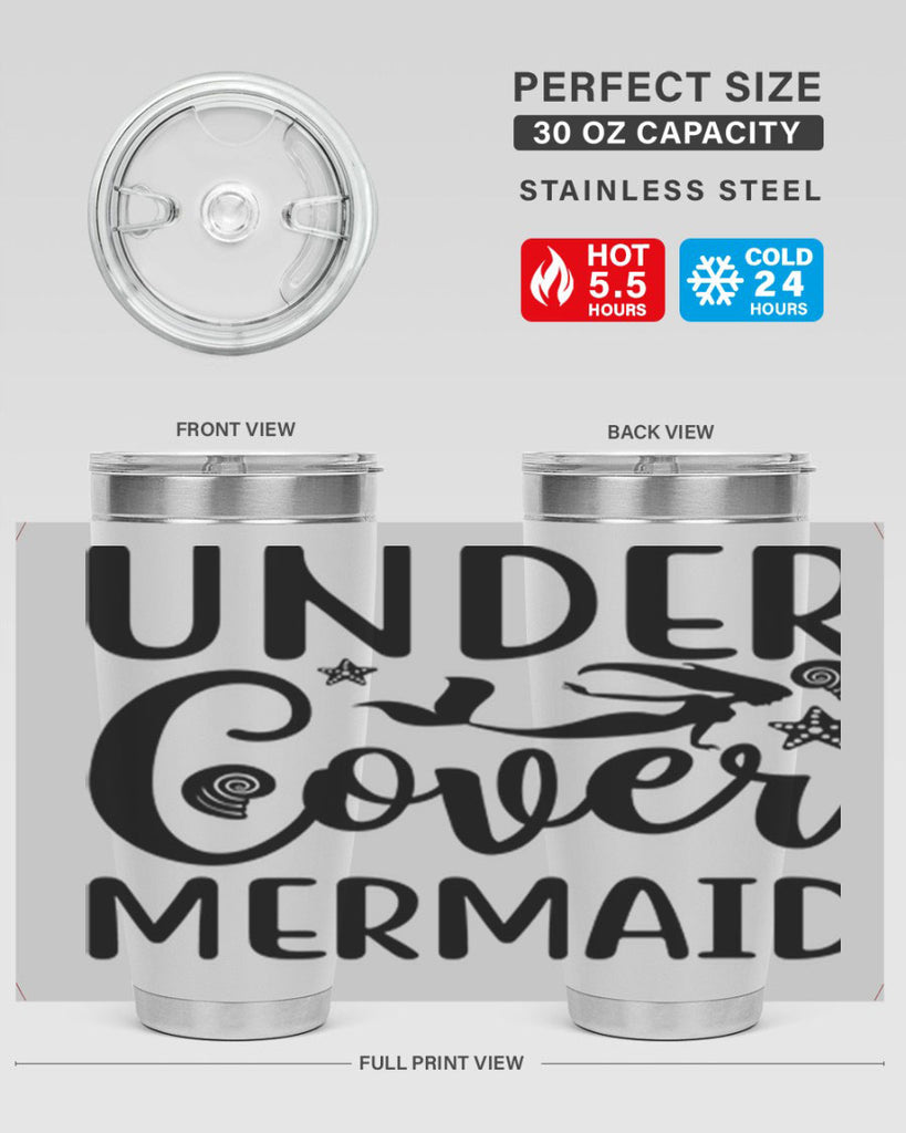 Under cover mermaid design 655#- mermaid- Tumbler
