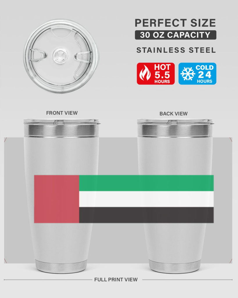 United Arab Emirates 12#- world flags- Tumbler